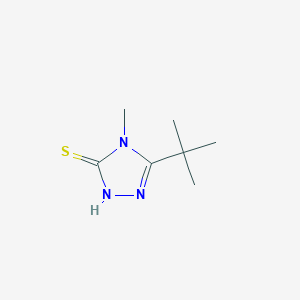 molecular formula C7H13N3S B8803376 5-Tert-butyl-4-methyl-4H-1,2,4-triazole-3-thiol 