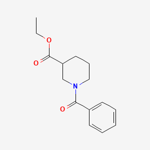 molecular formula C15H19NO3 B8803445 Ethyl 1-benzoylpiperidine-3-carboxylate CAS No. 116140-20-6