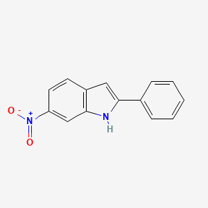molecular formula C14H10N2O2 B8803460 6-Nitro-2-phenyl-1H-indole CAS No. 500992-30-3