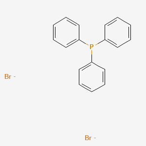 molecular formula C18H15Br2P-2 B8803500 Triphenylphosphane dibromide 