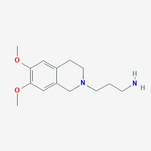 3-(6,7-Dimethoxy-1,2,3,4-tetrahydroisoquinolin-2-YL)propan-1-amine