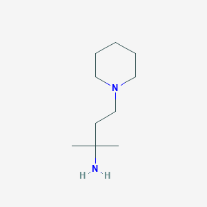 molecular formula C10H22N2 B8803647 2-Methyl-4-(piperidin-1-yl)butan-2-amine 