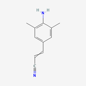 (2Z)-3-(4-AMINO-3,5-DIMETHYLPHENYL)PROP-2-ENENITRILE