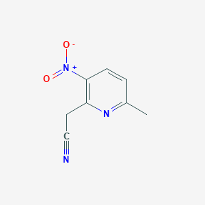 molecular formula C8H7N3O2 B8803702 2-(6-Methyl-3-nitropyridin-2-yl)acetonitrile CAS No. 131084-59-8
