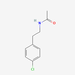 molecular formula C10H12ClNO B8803708 1-(N-Acetylamino)-2-(4-chlorophenyl)-ethane CAS No. 88422-94-0