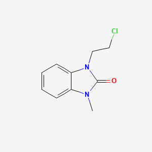 molecular formula C10H11ClN2O B8803714 1-(2-chloroethyl)-3-methyl-1,3-dihydro-2H-benzimidazol-2-one 