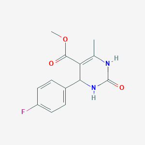 Methyl 4-(4-fluorophenyl)-6-methyl-2-oxo-1,2,3,4-tetrahydropyrimidine-5-carboxylate
