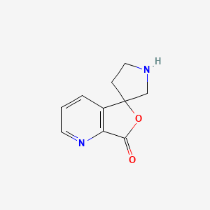 molecular formula C10H10N2O2 B8803753 7H-Spiro[furo[3,4-b]pyridine-5,3'-pyrrolidin]-7-one CAS No. 869969-57-3
