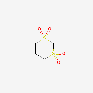 molecular formula C4H8O4S2 B8803763 1,3-Dithiane, 1,1,3,3-tetraoxide CAS No. 26413-18-3