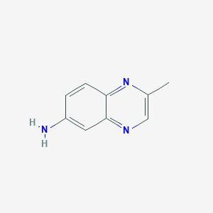 molecular formula C9H9N3 B8803774 2-Methylquinoxalin-6-amine 