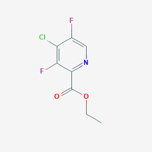 molecular formula C8H6ClF2NO2 B8803803 Ethyl 4-chloro-3,5-difluoropicolinate 