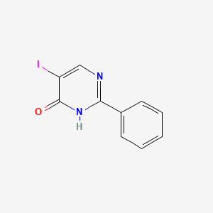 molecular formula C10H7IN2O B8803836 5-Iodo-2-phenylpyrimidin-4-ol 