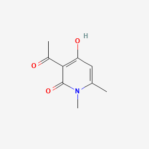 2(1H)-Pyridone, 3-acetyl-4-hydroxy-1,6-dimethyl-