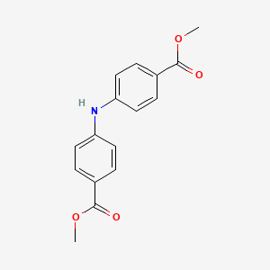 molecular formula C16H15NO4 B8803882 Dimethyl 4,4'-Azanediyldibenzoate 