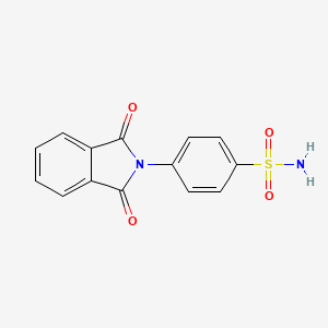 molecular formula C14H10N2O4S B8804018 4-(1,3-Dioxoisoindolin-2-yl)benzenesulfonamide CAS No. 4479-70-3