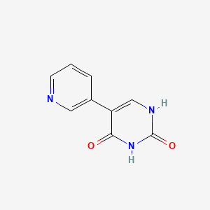 molecular formula C9H7N3O2 B8804041 5-(pyridin-3-yl)pyrimidine-2,4(1H,3H)-dione 