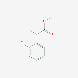molecular formula C10H11FO2 B8804065 Methyl 2-(2-fluorophenyl)propanoate 
