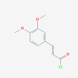 molecular formula C11H11ClO3 B8804081 3,4-Dimethoxycinnamoylchloride 