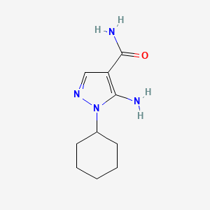 B8804172 5-Amino-1-cyclohexyl-1H-pyrazole-4-carboxamide CAS No. 21254-07-9