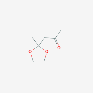 B8804184 1-(2-Methyl-1,3-dioxolan-2-yl)propan-2-one CAS No. 14255-36-8