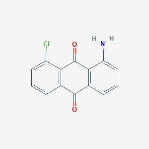 molecular formula C14H8ClNO2 B8804310 1-Amino-8-chloroanthraquinone CAS No. 117-09-9