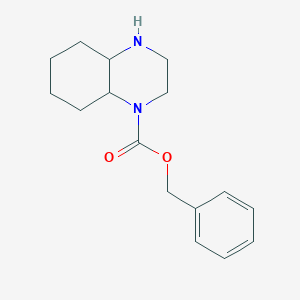 molecular formula C16H22N2O2 B8804324 Benzyl octahydroquinoxaline-1(2H)-carboxylate 