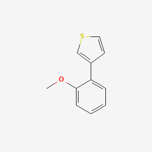 molecular formula C11H10OS B8804330 3-(2-Methoxyphenyl)thiophene 