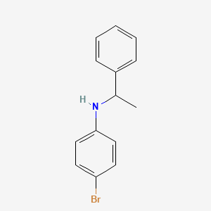 molecular formula C14H14BrN B8804414 N-(4-Bromophenyl)-N-(1-phenylethyl)amine CAS No. 330793-63-0