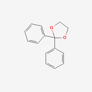 molecular formula C15H14O2 B8804434 2,2-Diphenyl-1,3-dioxolane CAS No. 4359-34-6