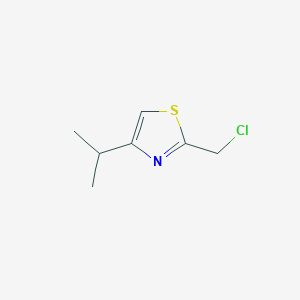 molecular formula C7H10ClNS B8804463 2-(Chloromethyl)-4-isopropyl-1,3-thiazole 