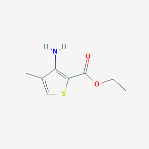molecular formula C8H11NO2S B8804494 Ethyl 3-amino-4-methylthiophene-2-carboxylate 