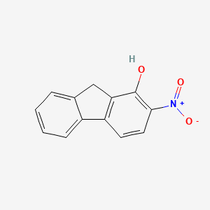 molecular formula C13H9NO3 B8804540 2-Nitro-9h-fluoren-1-ol CAS No. 6344-59-8