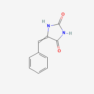 molecular formula C10H8N2O2 B8804635 5-Benzylideneimidazolidine-2,4-dione 