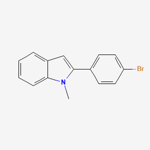 B8804669 2-(4-bromophenyl)-1-methyl-1H-indole CAS No. 61843-42-3