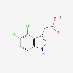 B8804730 2-(4,5-dichloro-1H-indol-3-yl)acetic acid CAS No. 98639-99-7