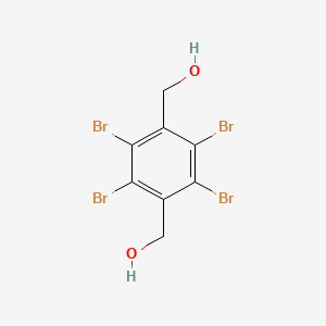 molecular formula C8H6Br4O2 B8804769 2,3,5,6-Tetrabromo-p-xylene-alpha,alpha'-diol CAS No. 39568-91-7