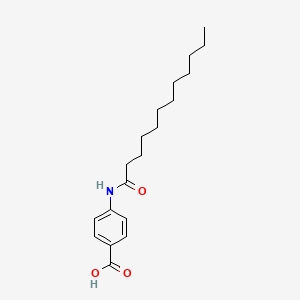 molecular formula C19H29NO3 B8804926 4-(Dodecanoylamino)benzoic acid CAS No. 58725-40-9