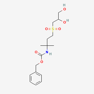 Benzyl (4-((2,3-dihydroxypropyl)sulfonyl)-2-methylbutan-2-yl)carbamate