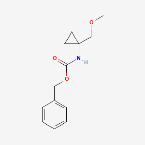molecular formula C13H17NO3 B8805019 Benzyl (1-(methoxymethyl)cyclopropyl)carbamate 
