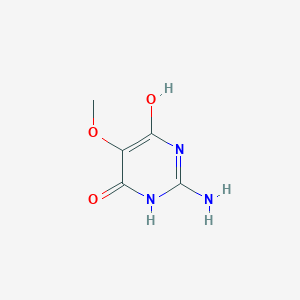 molecular formula C5H7N3O3 B8805026 2-Amino-5-methoxypyrimidine-4,6-diol 