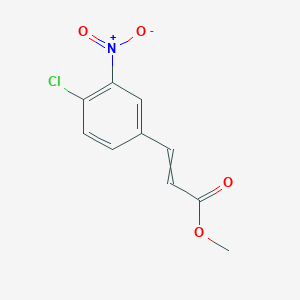 molecular formula C10H8ClNO4 B8805099 3-(4-Chloro-3-nitro-phenyl)-acrylic acid methyl ester 