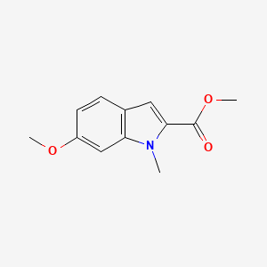molecular formula C12H13NO3 B8805150 Methyl 6-methoxy-1-methyl-1H-indole-2-carboxylate CAS No. 335032-57-0