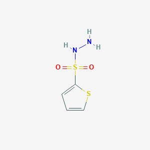 molecular formula C4H6N2O2S2 B8805315 Thiophene-2-sulfonohydrazide CAS No. 52260-00-1