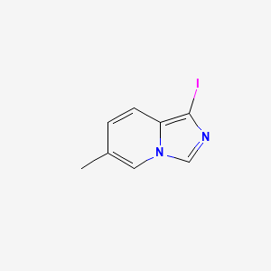 molecular formula C8H7IN2 B8805331 1-Iodo-6-methylimidazo[1,5-A]pyridine 