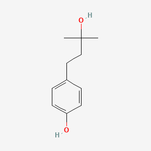 molecular formula C11H16O2 B8805343 Benzenepropanol, 4-hydroxy-alpha,alpha-dimethyl- CAS No. 4237-73-4