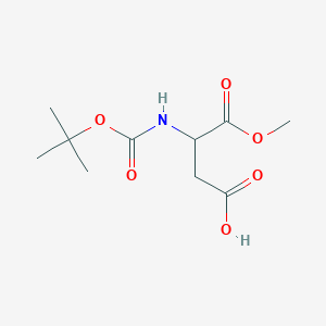 3-[(t-Butoxycarbonyl)amino]-4-methoxy-4-oxobutanoic acid
