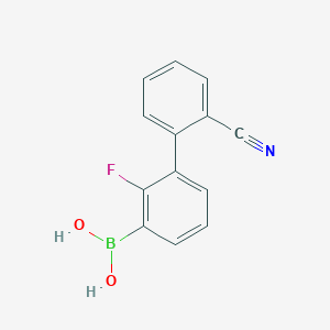 molecular formula C13H9BFNO2 B8805426 2'-Cyano-2-fluorobiphenyl-3-ylboronic acid CAS No. 425378-90-1