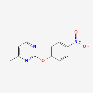 4,6-Dimethyl-2-(4-nitrophenoxy)pyrimidine