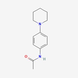 molecular formula C13H18N2O B8805475 N-[4-(1-piperidinyl)phenyl]acetamide CAS No. 14192-71-3