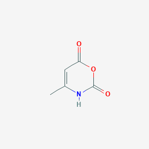 molecular formula C5H5NO3 B8805539 4-Methyl-2H-1,3-oxazine-2,6(3H)-dione CAS No. 51440-82-5